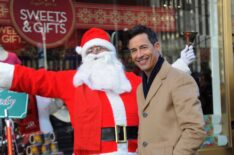 Tom Cavanagh on the set of 'Blue Bloods'