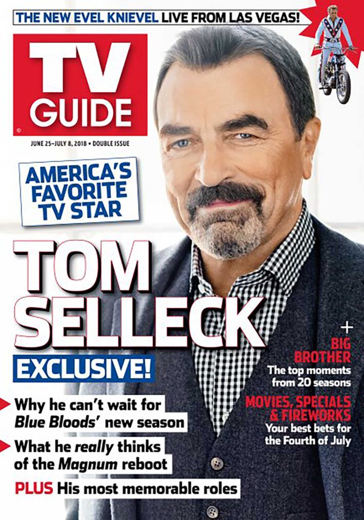 TV Guide cover Tom Selleck