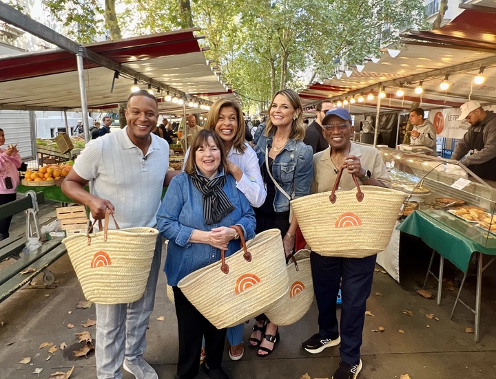 Ina Garten takes the TODAY fam on a tour of her favorite Parisian market and bakery – délicieux!