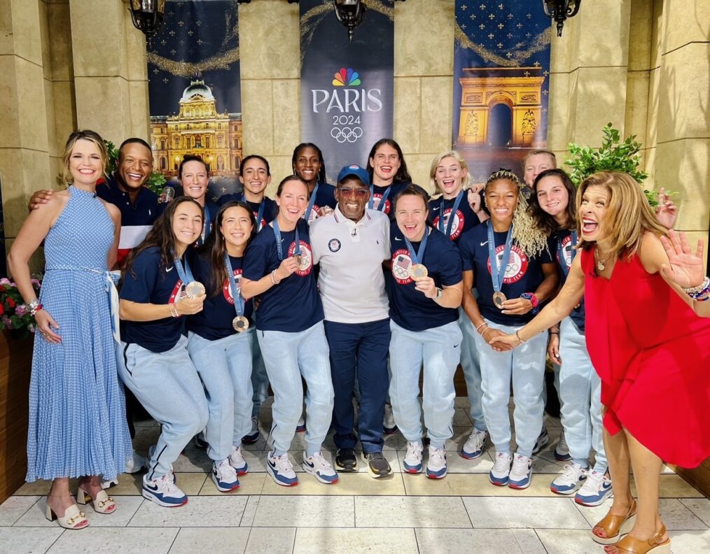 America’s favorite cheerleaders continue to support Team USA at the games.