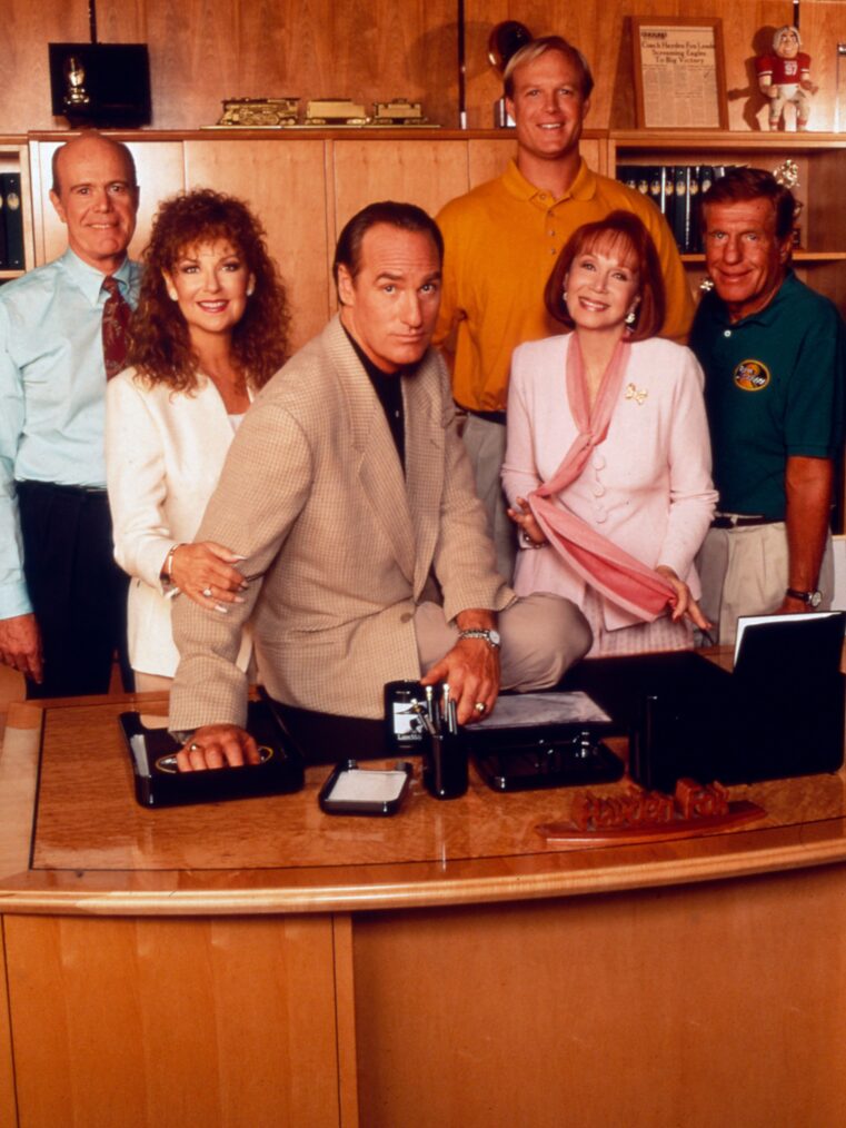Ken Kimmins, Shelley Fabares, Craig T. Nelson, Bill Fagerbakke, Katherine Helmond, Jerry Van Dyke in Coach