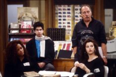 Robin Givens, Joher Coleman (Jory Husain), Howard Hesseman, Leslie Bega in Head of the Class