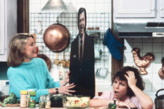 Jane Curtin, Ronald Reagan (cardboard cutout), Susan Saint James in Kate & Allie