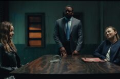 Abbie Cornish, Laz Alonso, and Moon Bloodgood in a scene from Detained