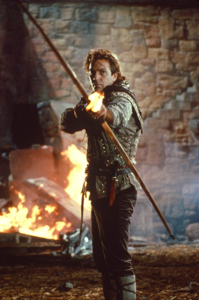 Kevin Costner in Robin Hood: Prince of Thieves