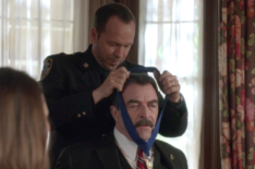 Tom Selleck and Donnie Wahlberg in Blue Bloods