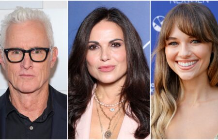 John Slattery, Lana Parrilla, and Madison Iseman
