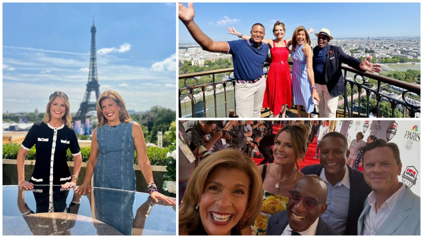 The Today Show stars' personal snaps from across Paris during the Olympics