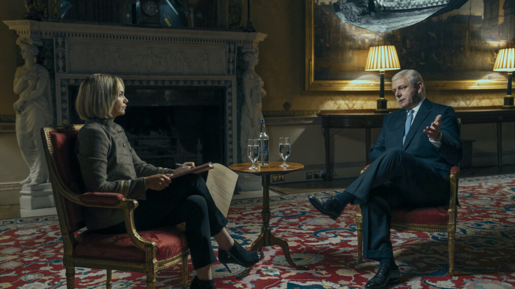 Ruth Wilson and Michael Sheen in 'A Very Royal Scandal'