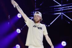 Bailey Zimmerman performs onstage during the 2024 CMA Music festival
