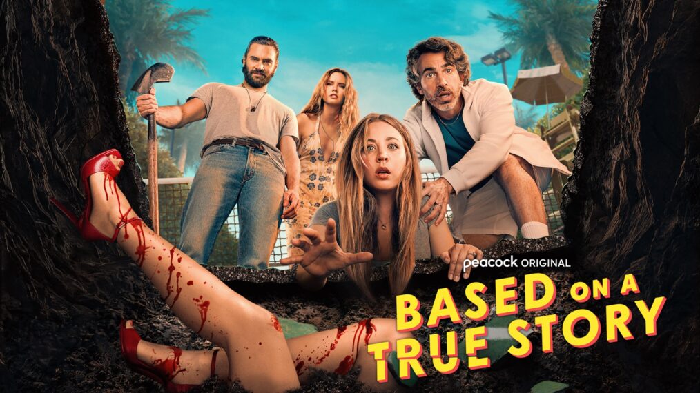 Tom Bateman, Liana Liberato, Kaley Cuoco, and Chris Messina in 'Based on a True Story' Season 2