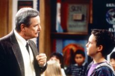 William Daniels and Ben Savage in 'Boy Meets World'