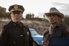 A Martinez and Zahn McClarnon from 'Dark Winds' Season 2