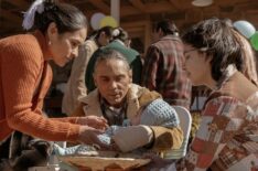 Deanna Allison, Zahn McClarnon, and Elva Guerra in 'Dark Winds' Season 2