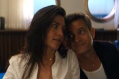Phillipa Soo and Joshua Jackson in 'Doctor Odyssey'