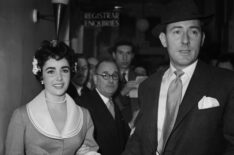 American actress Elizabeth Taylor with Michael Wilding just after their wedding.