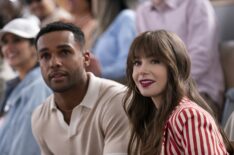 Lucien Laviscount as Alfie, Lily Collins as Emily in 'Emily in Paris'