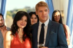 Eve Hewson as Amelia Sacks, Billy Howle as Benji Winbury in 'The Perfect Couple'