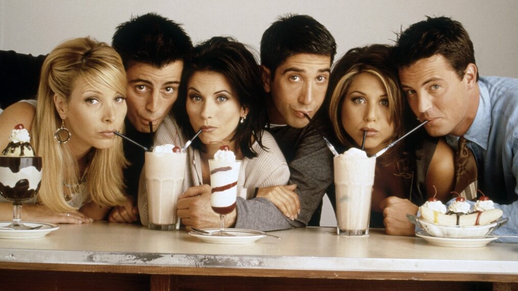 Lisa Kudrow as Phoebe Buffay, Matt Leblanc as Joey Tribbiani, Courteney Cox as Monica Geller, David Schwimmer as Ross Geller, Jennifer Aniston as Rachel Green, Matthew Perry as Chandler Bing