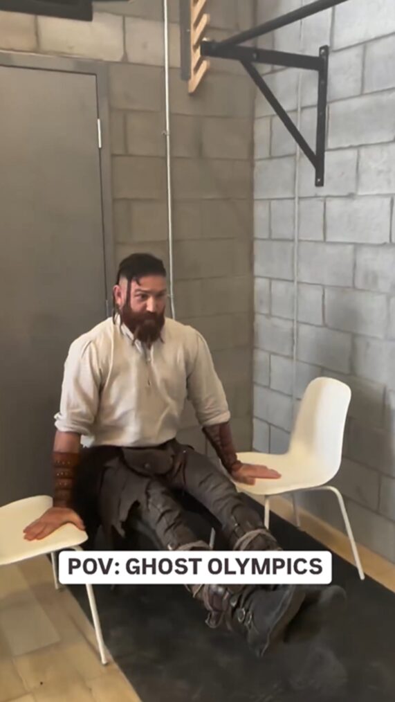 Devan Chandler Long behind the scenes of 'Ghosts' Season 4