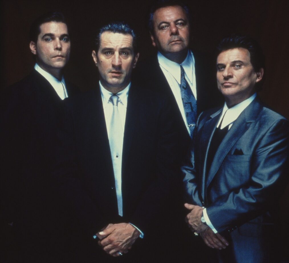 Ray Liotta, Robert De Niro, Paul Sorvino, Joe Pesci in 'Goodfellas' (1990)
