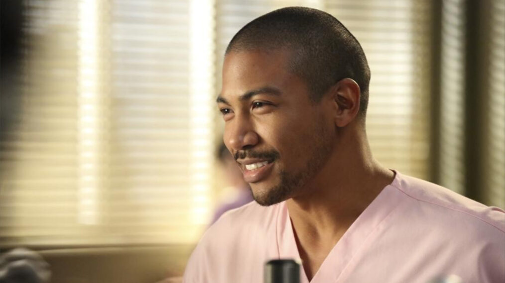Charles Michael Davis as Jason Myers on 'Grey's Anatomy'
