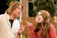 Billy Ray Cyrus as Robby Ray Stewart and Miley Cyrus as Miley Stewart in 'Hannah Montana'