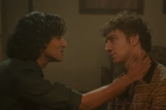 Assad Zaman as Armand and Luke Brandon Field as Young Daniel in 'Interview With the Vampire' Season 2 Episode 5 - 'Don't Be Afraid, Just Start the Tape'