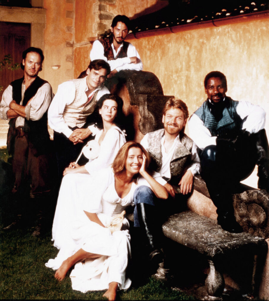 Keanu Reeves, Denzel Washington, Kenneth Branagh, Emma Thompson, Kate Beckinsale, Robert Sean Leonard, Michael Keaton in 'Much Ado About Nothing' (1993)