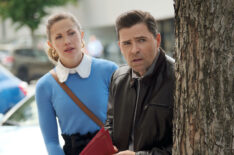Pascale Hutton and Kavan Smith in 'Nelly Knows Mysteries: A Fatal Engagement'