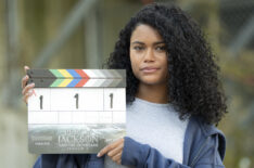 Tamara Smart on set of 'Percy Jackson and the Olympians' Season 2