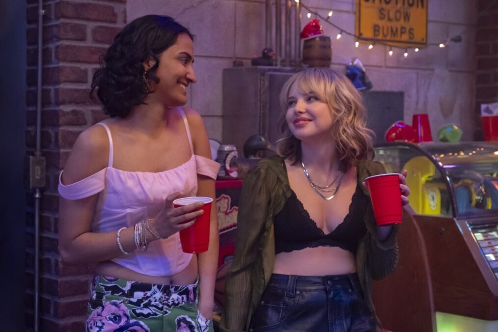 Amrit Kaur and Mia Rodgers in 'The Sex Lives of College Girls' Season 3