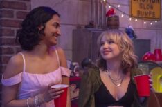 Amrit Kaur and Mia Rodgers in 'The Sex Lives of College Girls' Season 3