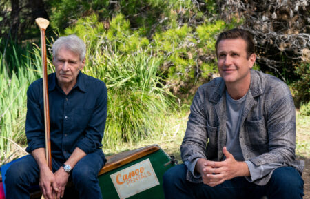 Harrison Ford as Paul and Jason Segel as Jimmy in 'Shrinking' Season 2