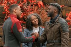 Sawandi Wilson, Sonequa Martin-Green, and David Ajala in 'Star Trek: Discovery'