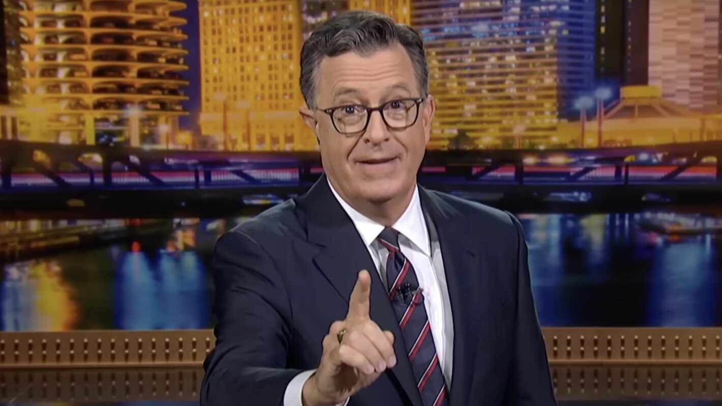 'The Late Show': Stephen Colbert Reacts to Biden's DNC Speech, Takes