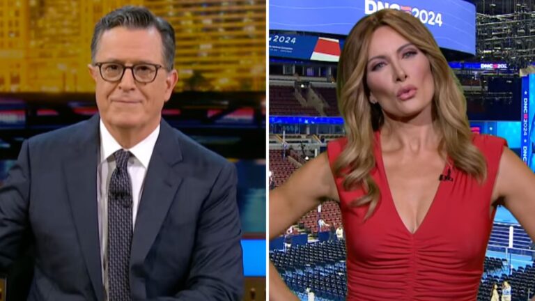 'The Late Show': Stephen Colbert Tracks Down 'Missing' Melania Trump