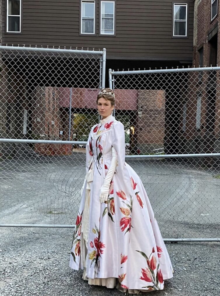 Kasia Walicka Maimone Instagram photo from 'The Gilded Age' Season 3 set