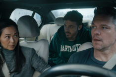 Matt Damon, Casey Affleck, and Hong Chau in 'The Instigators'