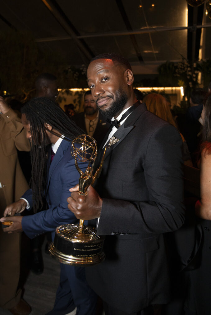 'Fargo' Emmy-winner Lamorne Morris at Disney's 2024 Emmys afterparty
