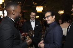 Lamorne Morris and Hiroyuki Sanada at Disney's 2024 Emmys afterparty