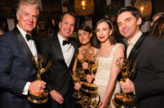 'Hacks' team at HBO & Max's 2024 Emmys afterparty - Christopher McDonald, Casey Bloys, Jen Statsky, Lucia Aniello, Paul W. Downs