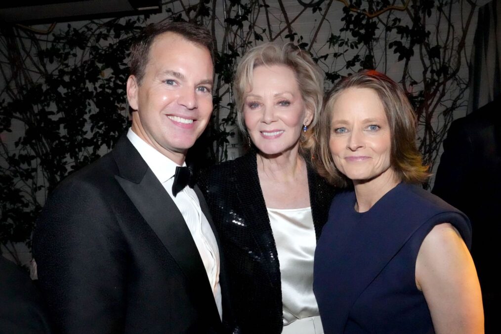 Casey Bloys, Jean Smart, and Jodie Foster at HBO & Max's 2024 Emmys afterparty