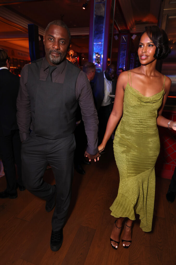 Idris Elba and Sabrina Dhowre Elba attend the Apple TV+ Emmy Awards 2024 post ceremony reception at Mother Wolf on September 15, 2024 in Los Angeles, California.