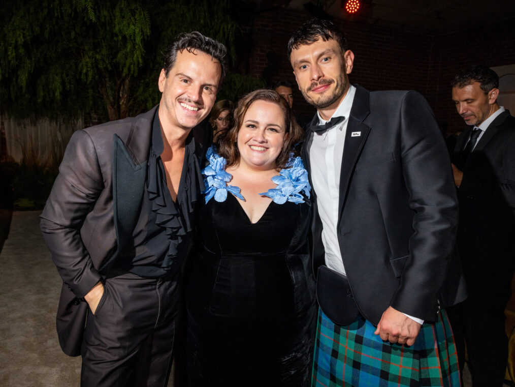 Andrew Scott, Jessica Gunning, and Richard Gadd attend Netflix's Primetime Emmy afterparty at Hilex on September 15, 2024 in Los Angeles