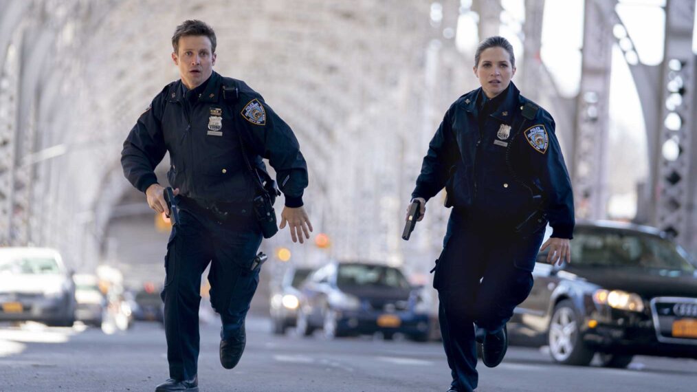 Will Estes and Vanessa Ray in Blue Bloods