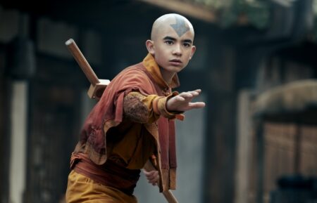 Avatar: The Last Airbender. Gordan Cormier as Aang in season 2 of Avatar: The Last Airbender. Cr. Katie Yu/Netflix © 2025