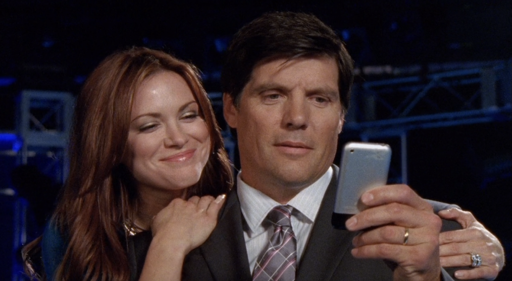 Danneel Ackles as Rachel and Paul Johansson as Dan Scott on 'One Tree Hill'