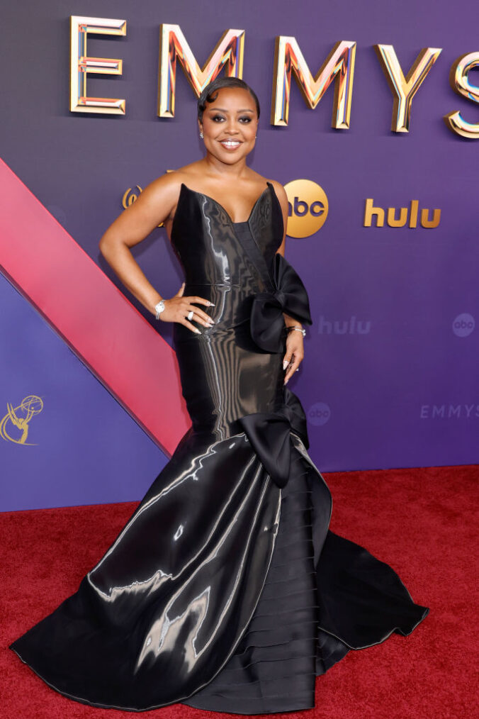 Quinta Brunson attends the 76th Primetime Emmy Awards at Peacock Theater on September 15, 2024 in Los Angeles, California.