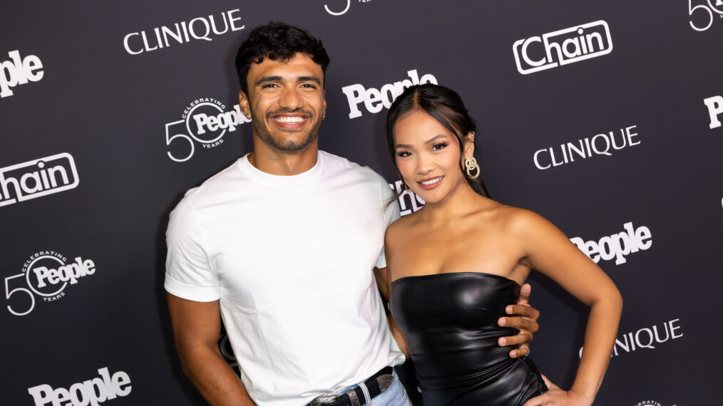 Jonathon Johnson and Jenn Tran attend the People + Chain Celebrate People Magazine's 50th Anniversary event at Chain House on September 13, 2024 in Los Angeles, California.